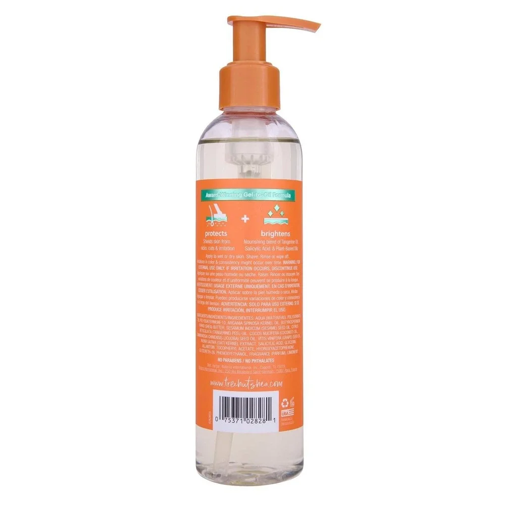 Tree Hut Tangerine Moisturizing Shave Oil 7.7oz Brightening Salicylic Acid NEW